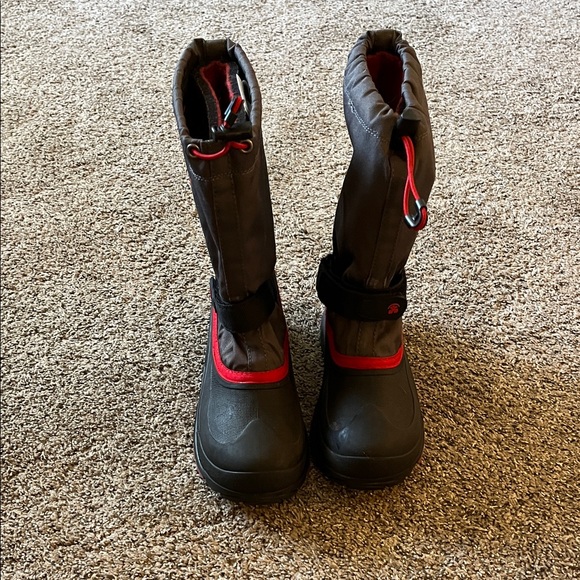 Kamik Black and Red Snow Boots - Picture 4 of 10